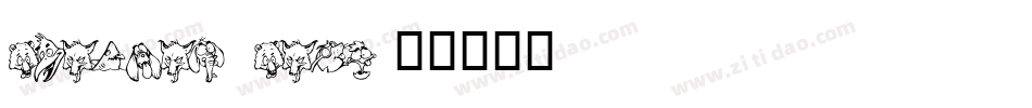 Bearpaw Bats字体转换